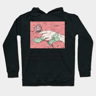 Baby Be My Valentine Pink Floral Hoodie